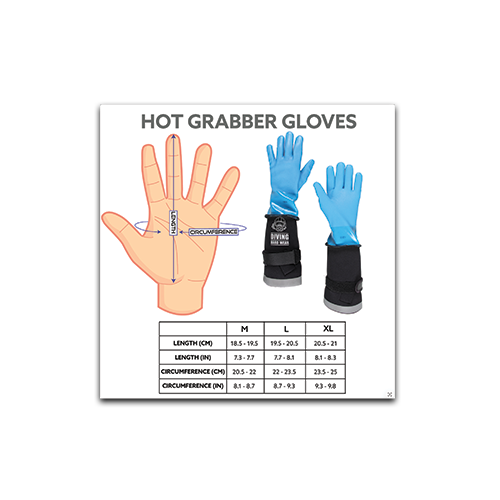 Hot Grabber Size Chart